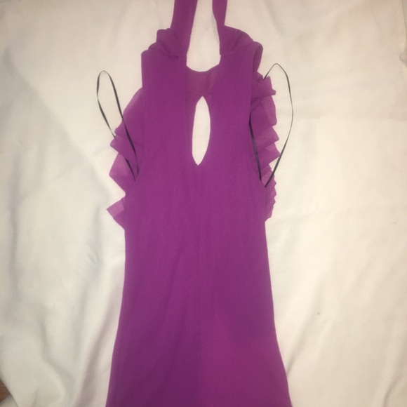 Bebe ruffled halter top - Picture 3 of 4